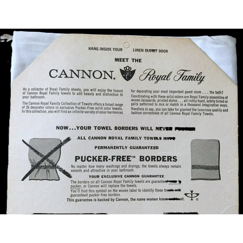 1960 Cannon TWIN FLAT Sheet PINK ROSE GARLAND Piping Cotton Fabric NOS Vtg READ